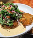 Plated Laura's Lemon Chicken Cutlet