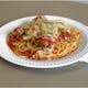 Meatball Parmigiana with Spaghetti