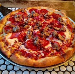 Meaty Legend Thin Crust Pizza