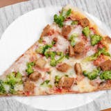 Crispy Chicken, Broccoli & Tomatoes Pizza