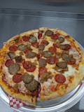 Meat Lovers Thin Crust Pizza