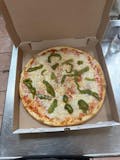 White Pizza, Green Pepper & Onions