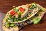 Grilled Chicken & Broccoli Rabe & Cherry Peppers Flatbread