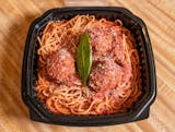 Spaghetti Marinara with Meatballs