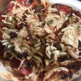 Green Chile Soyriso Pizza