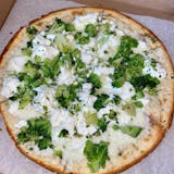 Broccoli, Ricotta, Mozzarella & Garlic Pizza