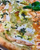 Pesto Pizza with Grilled Chicken