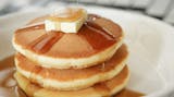 3 Golden Brown Pancakes Breakfast