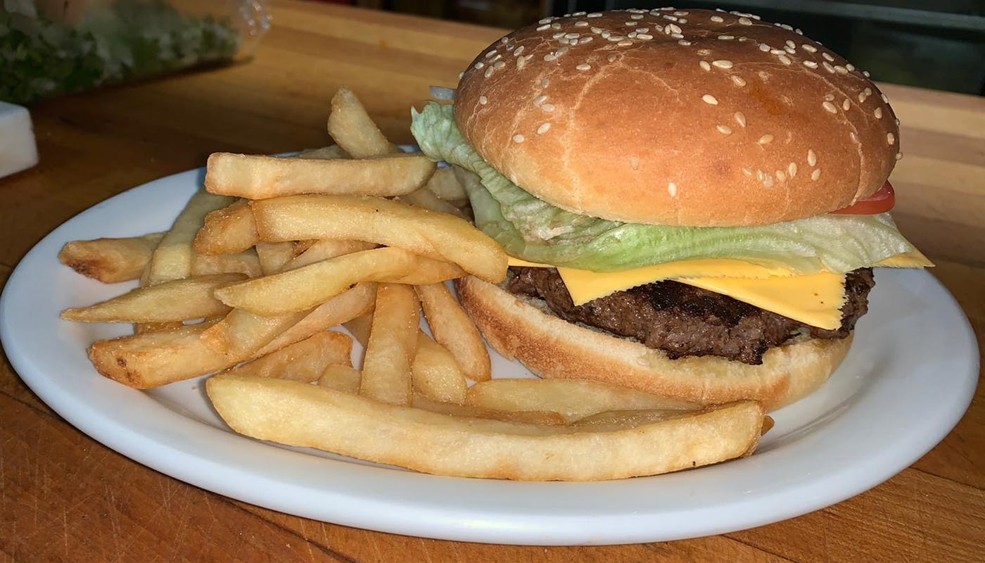 Cheeseburger With Fries