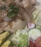Pechuga, cebolla y nopales