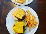 Cheeseburger with French Fries