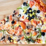Veggie Pizza Slice & Can of Soda Combo