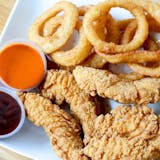 4 Pieces Chicken Tenders & 8 Pieces Onions Rings Combo