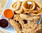 4 Pieces Chicken Tenders & 8 Pieces Onions Rings Combo