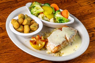 Grilled Salmon on Rice Monday Lunch Special