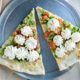 Broccoli Tomato White Pizza