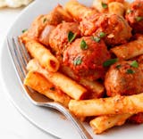 Kid's Ziti With Meatballs