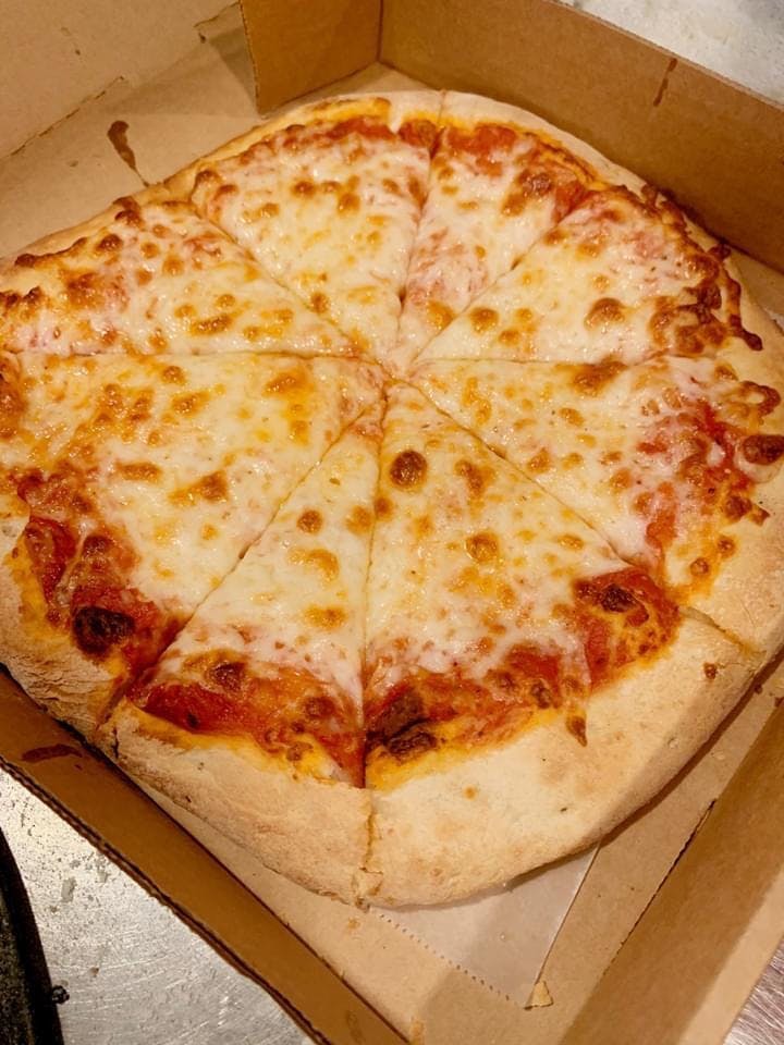 Sicilian Pan Pizza with Cheese