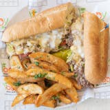 Classic Philly Cheesesteak Sandwich