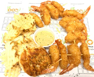 Jumbo Crispy Fried Shrimp Combo