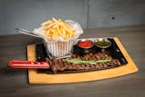Churrasco con Papas Fritas