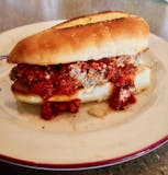 Homemade Meatball Sandwich Lunch