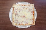 Sicilian Pan Cheese Pizza Slice