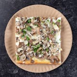 Creamy Truffle Mushroom Pizza Slice