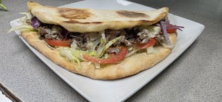 The stuffed Philly cheese steak foccacia