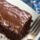 One Homemade Chocolate Brownie
