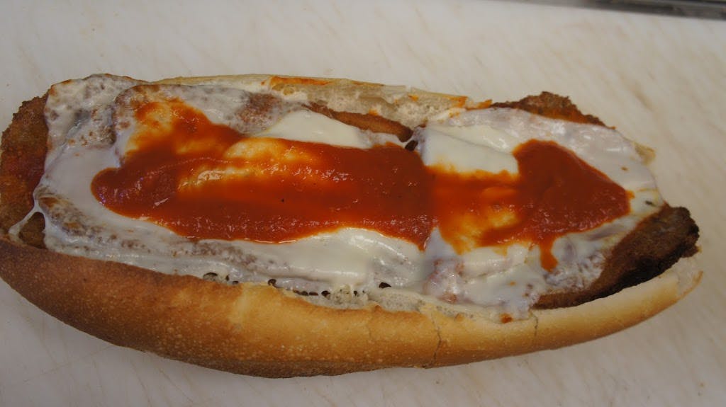 Chicken Cutlet Parmesan Sandwich