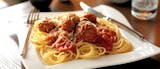 Spaghetti with Four Meatballs