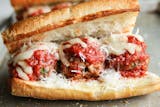 Meatball Parmigiana Panini