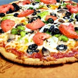 Vegetarian Gluten Free Crust Pizza