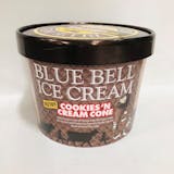 Blue Bell Cookies 'n Cream Cone Ice Cream Pint