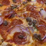 Salsiccia Pepperoni Cipolla Pizza