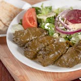 Dolmades with Greek Salad