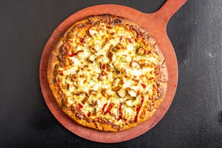 Thin Crust Pesto Chicken Pizza