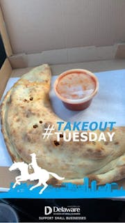 Three Cheeses Calzone