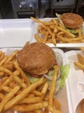 Double Decker Burger Plate