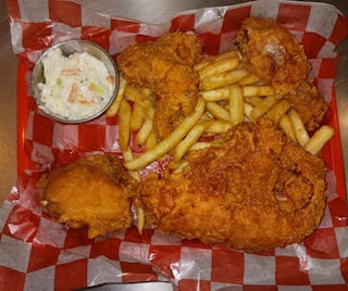 Broasted Chicken Meal with Fries & Slaw