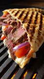 Gluten Free Grilled Pita with Roast Beef