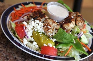 Chicken Kabob Salad