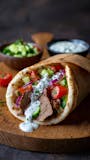 Steak Tip Gyro Plate