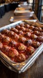 Meatballs with Sauce Catering Tray
