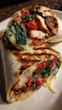 Chicken Veggie Melt Wrap