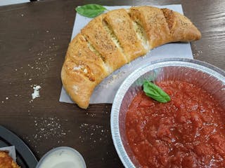 1. Seven Cheese Calzone