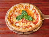 Cheesey Cahrms Margarita Pizza