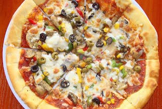 Veggie Stuffed Pizza