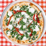 Roasted Red Pepper & Spinach Pizza